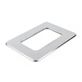 Fm-bs017a Acp 1969-70 Mustang Rubber Shifter Boot Retainer Plate Chrome