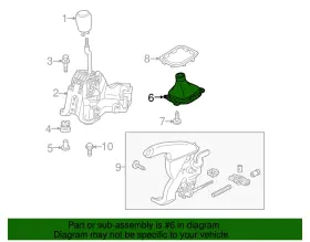 77297-tk5-a11za Acura Genuine Shift Boot #2
