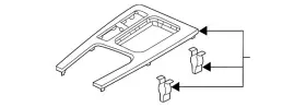 Acura 83431-3s5-a21za Genuine Automatic Transmission Shift Cover Plate