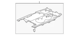 83439-tya-a03za Acura Genuine Upper Panel