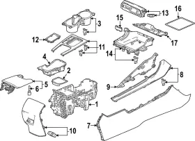 83446-3s5-a01za Acura Genuine Garnish Nh892l