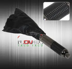 Ebh-001bk-365-k9 Ajp Distributors Jdm Emergency E-brake Handle With Carbon Fiber Boot Replacement Easy Installation
