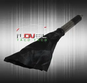Ebh-001bk-365-l9 Ajp Distributors Emergency E-brake Handle With Carbon Fiber Boot Upgrade Replacement Jdm Edm Usdm #2