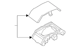 8e1-713-187-f Audi Genuine Cover Assembly 8e1-713-187-f Audi Genuine Cover Assembly