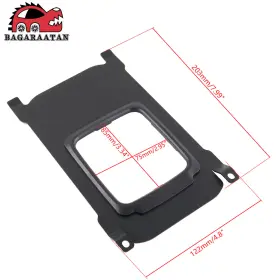 Egr016-bk-bhw Bagaraatan Black Aluminum Shift Boot Delete Cover Plate For Acura Integra 1994-2001 New Usa #2