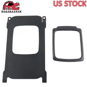 Egr016-bk-bhw Bagaraatan Black Aluminum Shift Boot Delete Cover Plate For Acura Integra 1994-2001 New Usa