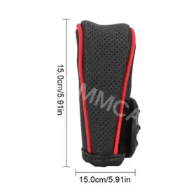 Kfh002 Bcsmmcar Genuine Leather Car Gear Shift Knob Covers Grip Handle Protector Cap For Mt/at #2