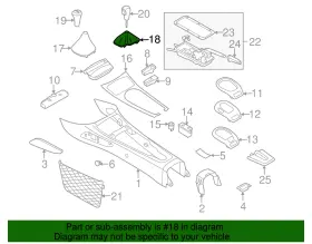 25-16-7-526-980 Bmw Genuine 2003-2008 Z4 - Shift Boot #2