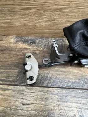 34427130842 Bmw 08-13 Handbrake Lever Cover M Sport Black Sued Boot Oem E88 E82 135i 128i #2