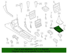 51-16-2-491-396 Bmw Genuine Shift Panel #2