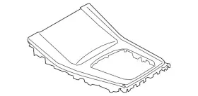 Bmw 51-16-5-a73-720 Genuine Control Bezel