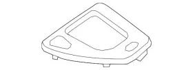 Bmw 51-16-7-155-655 Genuine Shift Panel