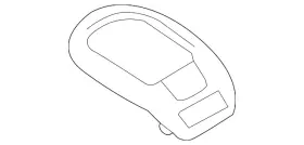 51-16-7-158-479 Bmw Genuine Shift Panel