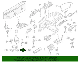 51-16-8-208-718 Bmw Genuine Cover Plate #2
