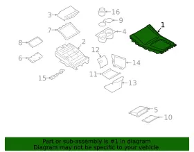 51-16-8-745-258 Bmw Genuine Control Bezel #2