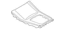 51-16-8-745-286 Bmw Genuine 2019-2024 X7 - Control Bezel