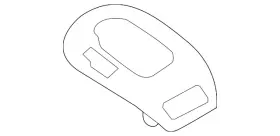 51167158476 Bmw Genuine Shift Panel