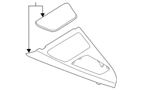 51168054440 Bmw Genuine Front Trim