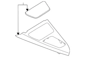51169197164 Bmw Genuine Front Trim