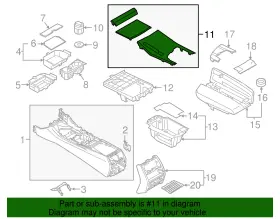 51169380178 Bmw Genuine Shift Panel #2