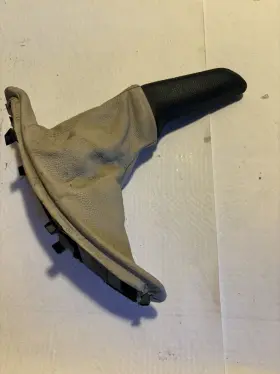 7137537 Bmw E90 E92 E93 3 Series Emergency Brake Leather Boot Handle Cover Beige Oem