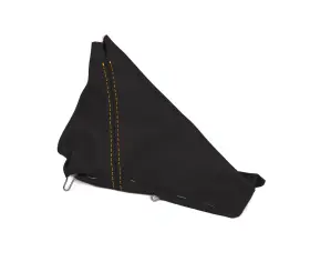 207431 Ca Leather Emergency Brake Boot-black With Millen Ylw Stitch For 1997-2004 C5 Corvette