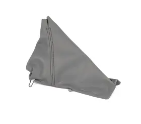 207438 Ca Leather Emergency Brake Bt-light Gray With Med Gry Stitch For 1997-2004 C5 Corvette