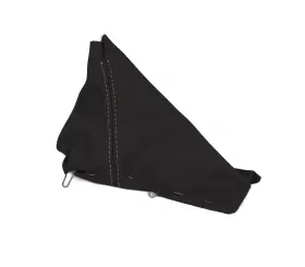 214775 Ca Leather Emergency Brake Boot - Black With Silver Stitch For 1997-2004 C5 Corvette