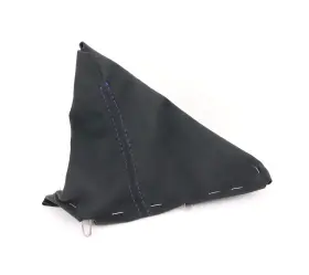 214778 Ca Suede Emergency Brake Boot - Black With Blue Stitch For 1997-2004 C5 Corvette