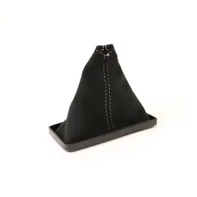 215030 Ca Suede Shift Boot - Black With White Stitching For 1968-1976 C3 Corvette 215030 Ca Suede Shift Boot - Black With White Stitching For 1968-1976 C3 Corvette