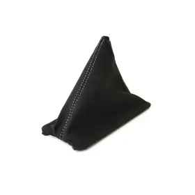 215050 Ca Suede Shift Boot-black With White Stitch-man Elec O/d For 1984-1985 C4 Corvette
