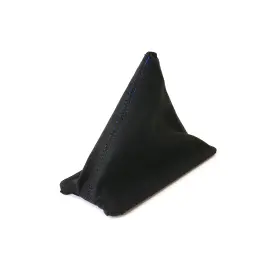 Ca 215052 Suede Shift Boot-black With Blue Stitch-manual Elec O/d For 1984-1985 C4 Corvette