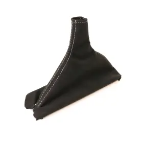 215090 Ca Suede Shift Boot-black With White Stitching-automatic For 1990-1996 C4 Corvette