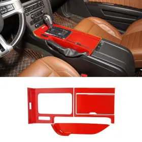 Cherocar2019ab08b20214530 Cherocar Red Center Console Gear Shift Trim Panel For Ford Mustang 10-14 Accessories Abs Cherocar2019ab08b20214530 Cherocar Red Center Console Gear Shift Trim Panel For Ford Mustang 10-14 Accessories Abs