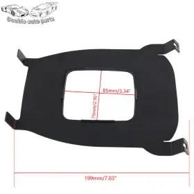 Egr015-bk-d Doubleautoparts Black For 1996-2000 Honda Civic Maxim Shift Boot Delete Cover Plate Aluminum New #2