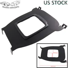 Egr015-bk-d Doubleautoparts Black For 1996-2000 Honda Civic Maxim Shift Boot Delete Cover Plate Aluminum New