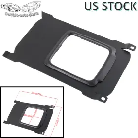 Egr016-bk-d Doubleautoparts Black For 1994 1995 1996-01 Acura Integra Shift Boot Delete Cover Plate Aluminum