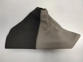 Dsv-c6-eb-tb-b Dsvettes 05-13 C6 Corvette Emergency Brake Boot Titanium And Black Leather Stitching