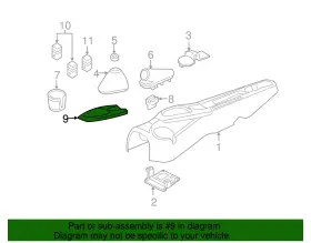 3s4z-54044d90-aad Ford Genuine Top Panel #2