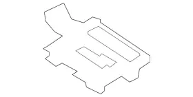 Aa5z-54045a76-da Ford Genuine Panel Assembly Console