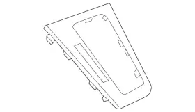 Cv6z-58044d90-be Ford Genuine Trim Ring