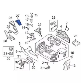 Cv6z-58044d90-ha Ford Genuine Trim Ring #3
