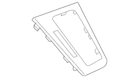 Cv6z-58044d90-hb Ford Genuine Trim Ring