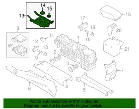 Db5z-78045a76-ha Ford Genuine Finish Panel #3