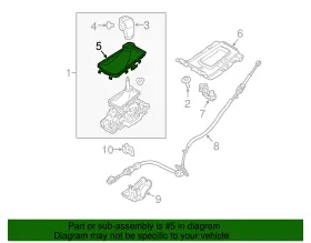 De9z-7277-ac Ford Genuine Boot Gear Change Lever #2