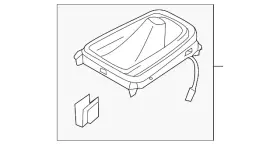 Dg9z-7d443-aa Ford Genuine Bezel