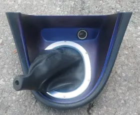 F4zb-6304567-awl Ford 1994-1998 Mustang Gt V6 Cobra Manual Gear Shifter Leather Shift Boot Bezel
