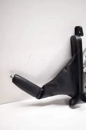 Fr3z-2780-b Ford 15-23 Mustang Parking Brake Black Leather Boot And Pull Handle H111 #2 Fr3z-2780-b Ford 15-23 Mustang Parking Brake Black Leather Boot And Pull Handle H111 #2