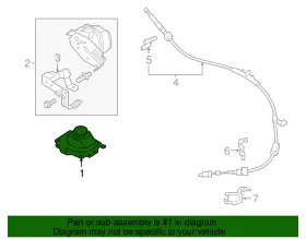 Hg9z-7p155-d Ford Genuine Gear Shift Assembly #2