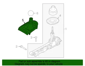 Jr3z-7277-ga Ford Genuine Manual Transmission Shift Boot #2